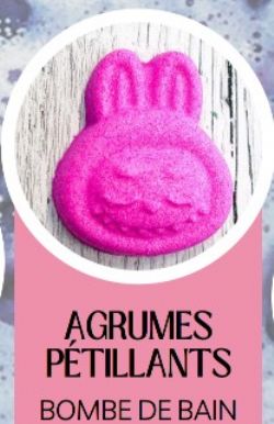 BOMBE DE BAIN - MINI LABOUBOU ROSE (LABUBU) 40G